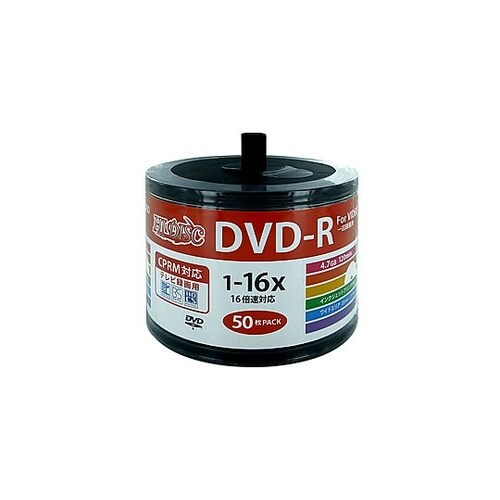 DVD−R 4.7GB 50枚スピンドル