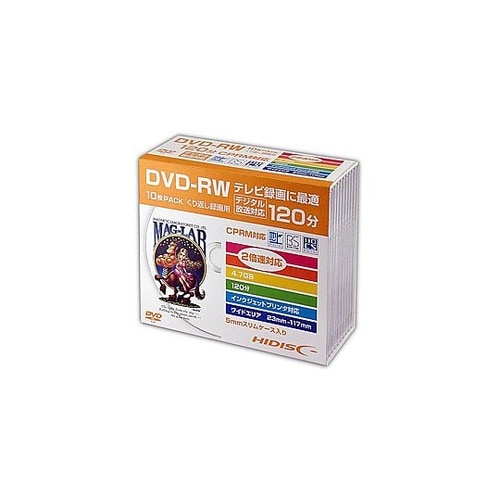 【10P×5セット】 DVD−RW 録画