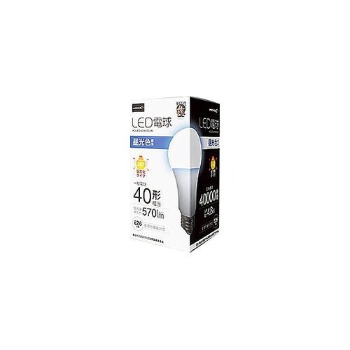 LED電球(一般電球40形相当)昼光色