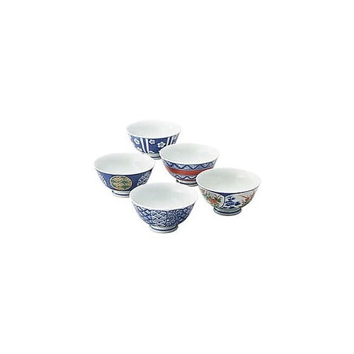 染錦文様 飯碗5客揃 K20688017
