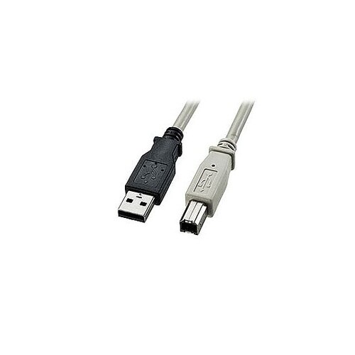 USB2.0ケーブル ライトグレー 3m