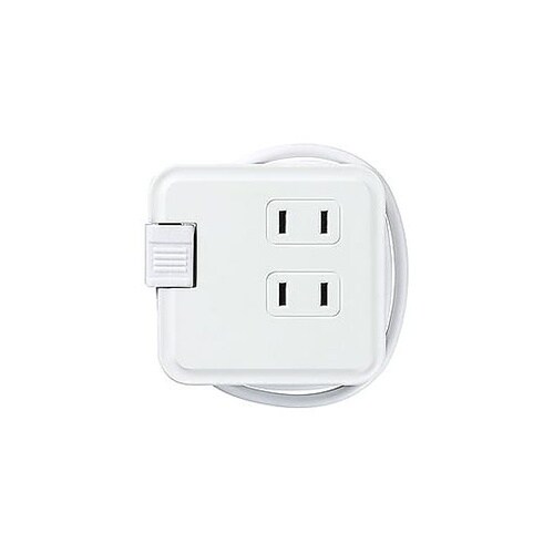 巻取りモバイルタップ3個口0.6m ホワ
