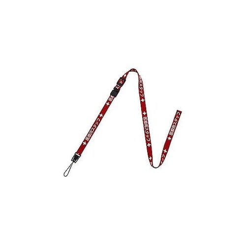 ロングストラップ 医療スタッフ用 赤 1