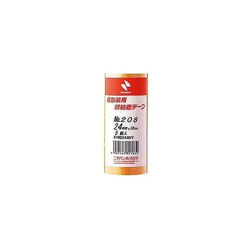 【5個入×5セット】 紙粘着テープ208