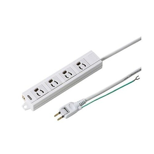 AC125V/15Ax3m タップ(4口