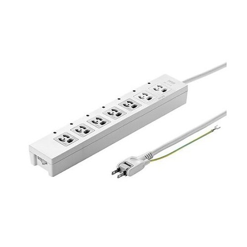 AC125V/15Ax2m タップ(7口