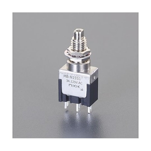 125V/3A 押しボタンスイッチ(2極