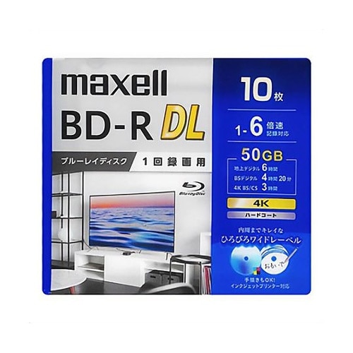 50GB BD−R(ビデオ用4倍速/10