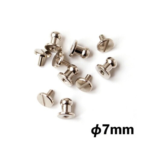 ネジ式ギボシφ7mm ニッケル5個入 L