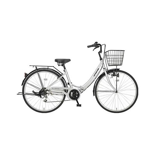 26型 折りたたみ式自転車(シルバー)