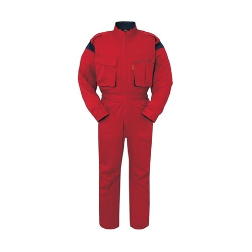 ツナギ服 6L レッド 180g/m2