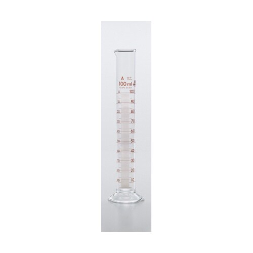 メスシリンダー 検査済 100mL ガラ