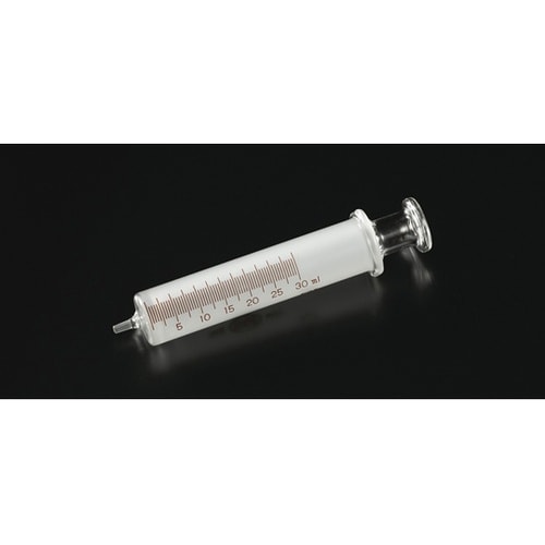 注射筒 ガラス製 30mL(実験用) S