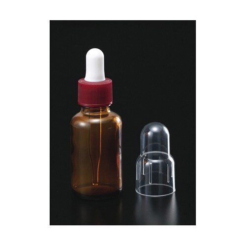 スポイトびん(丸型) 茶色 30mL S