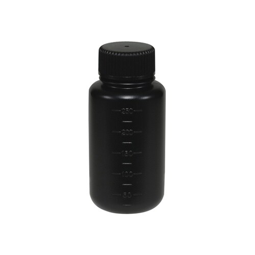 広口試薬びん (黒色) 250mL ポリ