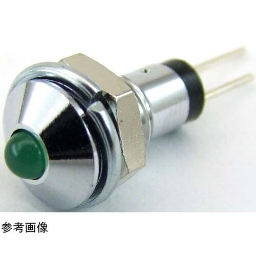 凸型ブラケット LEDφ3mm緑 5個入