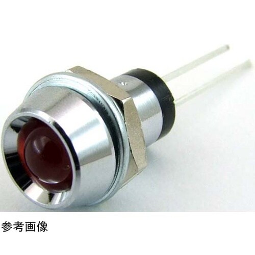 凹型ブラケット LEDφ5mm赤 5個入