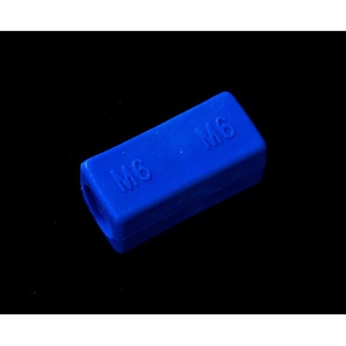 ETFE 青 ネジカップリング M6メス