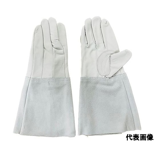 溶接用革手袋 牛革クレストロング袖床 フ