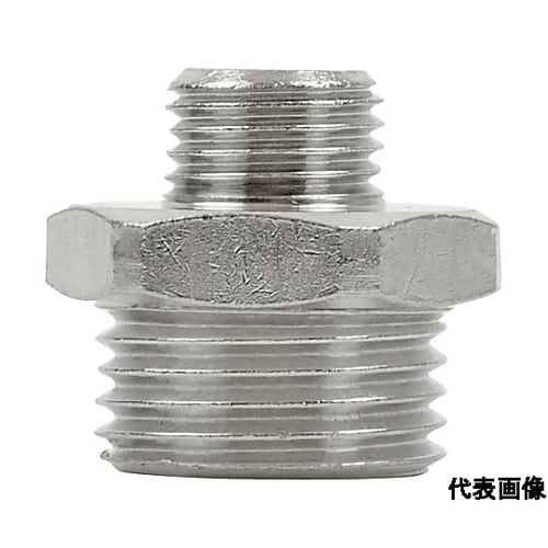 異径六角ニップル G1/8×G3/8 1