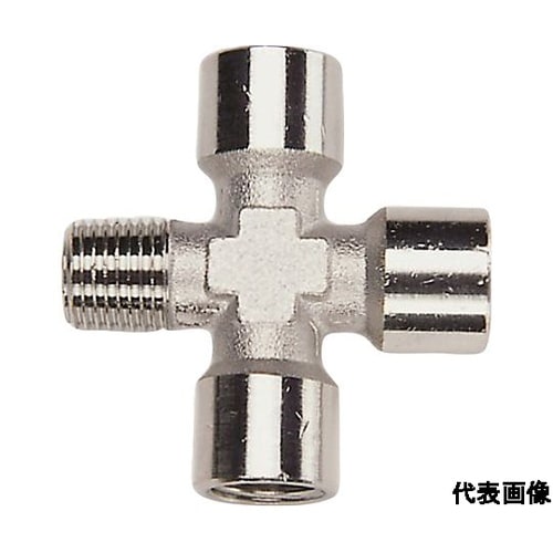 クロス G3/8メネジ×G3/8メネジ×