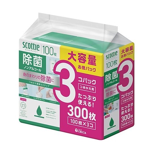スコッティ ウェットティシュー除菌 ノン