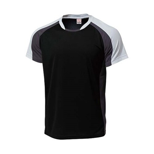 アクティブTシャツ ブラック S P36