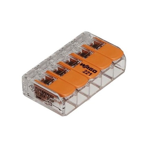 差込形電線コネクター(5極/5個) EA