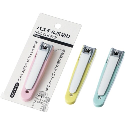 パステル爪切り 1箱(12個入) 089