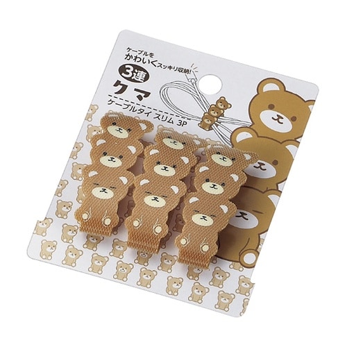 ケーブルタイ クマ 1箱(3Pセット×1