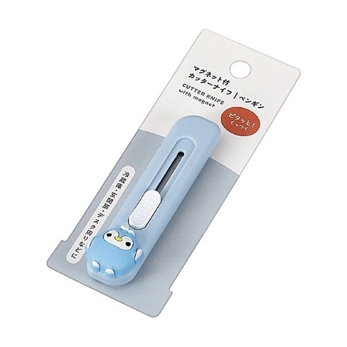 マグネット付カッターナイフ(ペンギン)1
