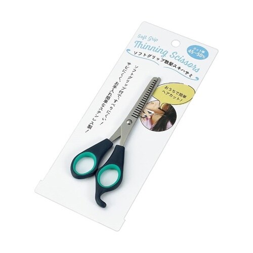 ソフトグリップ散髪スキ鋏 1箱(12個入
