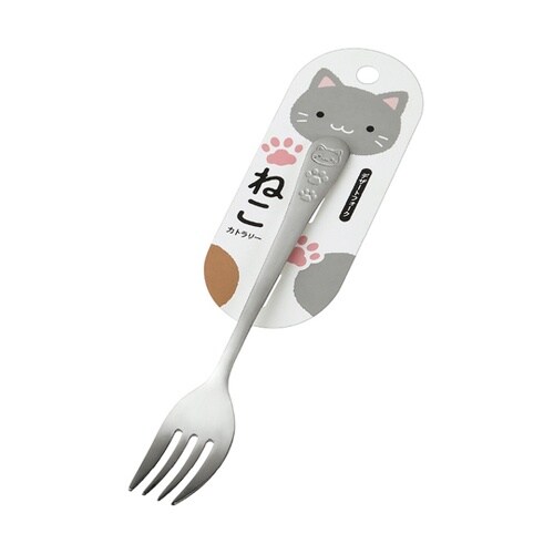 ねこカトラリー デザートフォーク 1箱(
