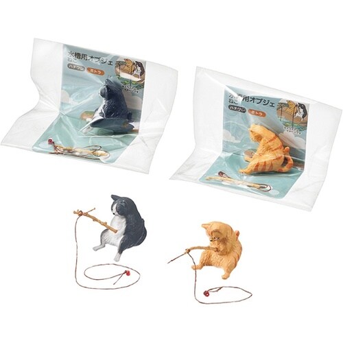 水槽用オブジェ(ねこ)1箱(10個入)