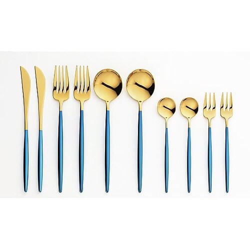 「ポルト」ディナーセット10pc(金めっ