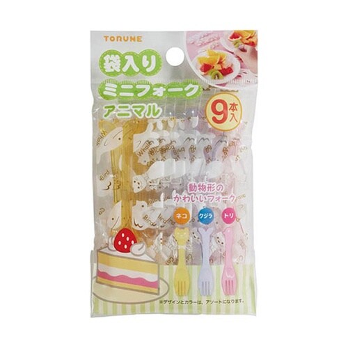 【10セット】 袋入りミニフォーク アニ
