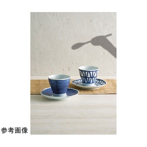藍玉 カップ&トレーペア カップ(径9×