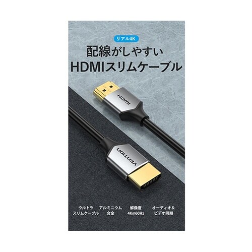 【3本セット】 極細HDMIケーブル M