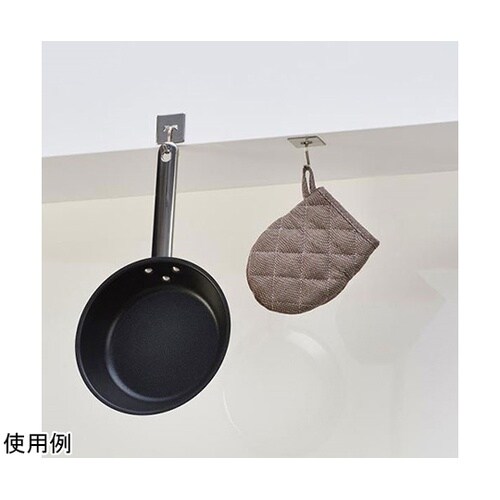 【5セット】 粘着ハングフック ステンレ