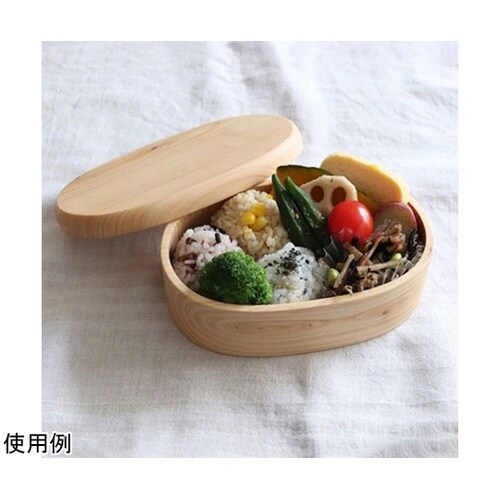 てまひま工房 ひのきくりぬき弁当箱 国産