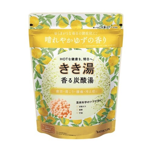 きき湯 香る炭酸湯 ゆずの香り