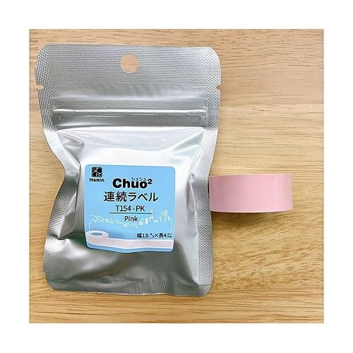 Chou2専用感熱ラベルピンク HS−T