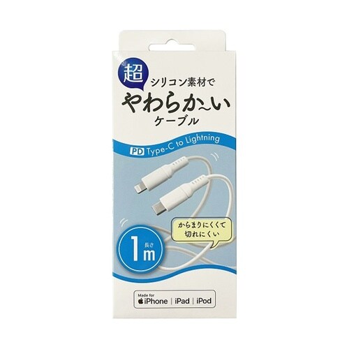 柔らかケーブル1m Type−C−L I