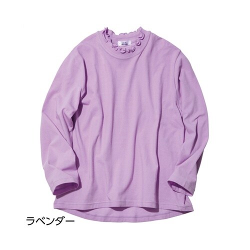 婦人 ハイストレッチメロウネックTシャツ