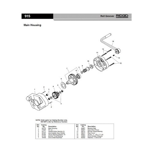 93772 メイン ハウジングF/915