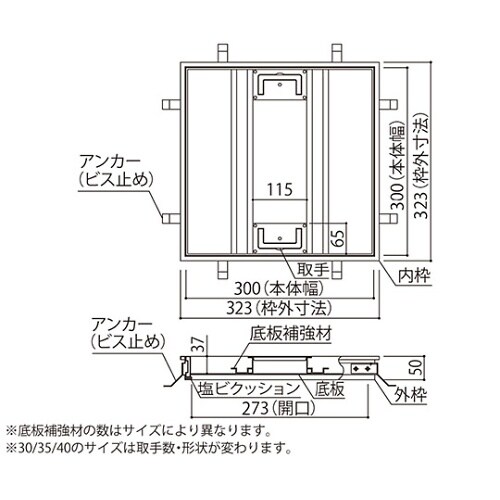 SK−FHML−30 フロアーハッチ