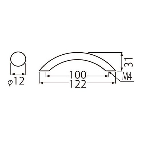 HB−72 12Φ弓形ハンドル大金