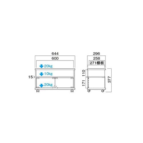 TV−SP640 薄型テレビ専用ラック