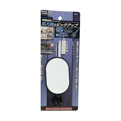 拡大鏡とピックアップ 50×80mm 伸