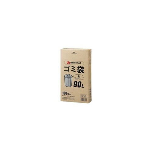 N138J−90 ゴミ袋黒90L100枚